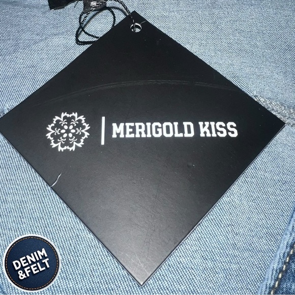 Marigold Kiss Women’s Country Western Iridescent Bronco Denim Vest | NEW/NWT!!🐴🤠 - Picture 11 of 15